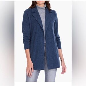 Nic+Zoe All Day Comfort Knit Blazer in Dark Indigo